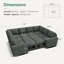 Canapé-lit modulaire convertible en U Latitude Run®-1130128005