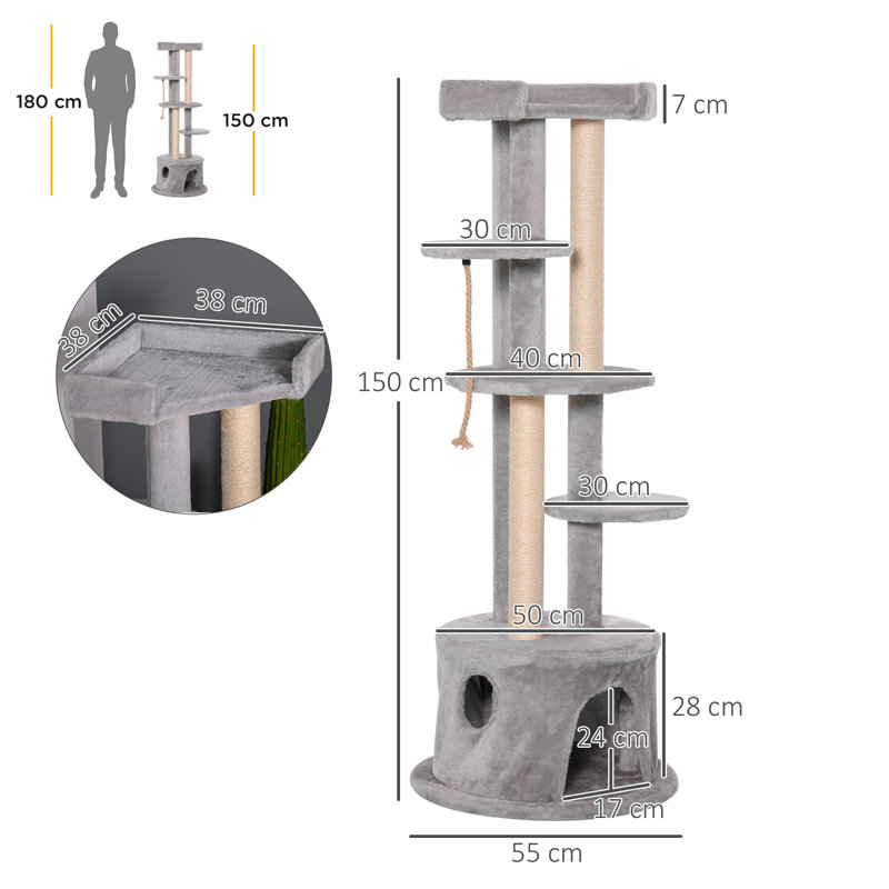 150cm H Cat Tree