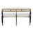 Malik Upholstered Loveseat Sofa With Iron Frame-2098873893-2098873892