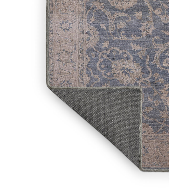 Tapis bleu / beige Libarid, Rectangle 2 pi x 4 pi