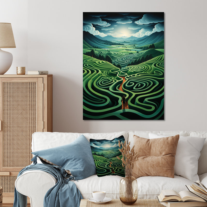 Emerald Maze, H 20 po x l 12 po x P 1 po