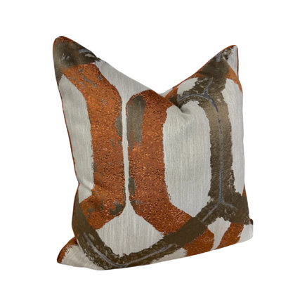 Abstract Orange 22X22 Pillow Covers