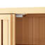 Armoire de rangement en bambou de grande capacité pour salle de bain-1605045022