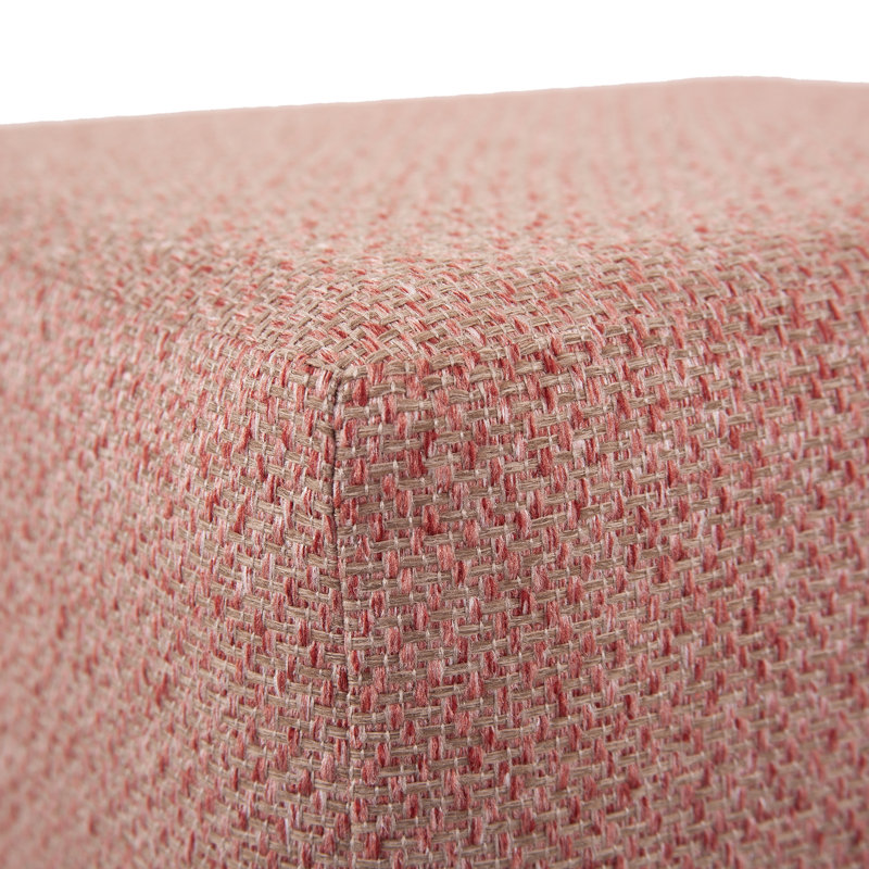 Repose-pieds Ashle, Polyester 100 % Rosa