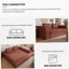 Canapé-lit convertible avec coussin rectangulaire et coussins, canapé-lit pliant en mousse à mémoire de forme, idéal pour la détente et le confort dans la chambre à coucher-1581118099