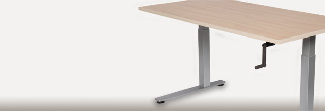Equity Rectangle Height Adjustable Training Table