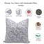 Housse de coussin décorative en coton à imprimé à la main pour canapé-lit - 14 x 14 pouces-1619588862-1619588863