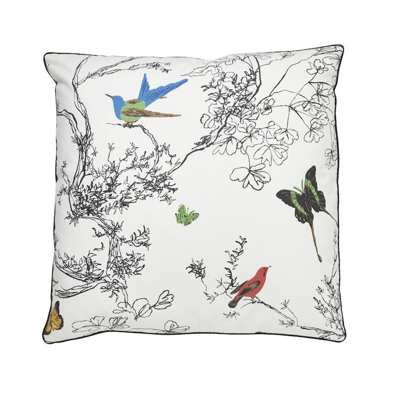 Birds & Butterflies Pillow