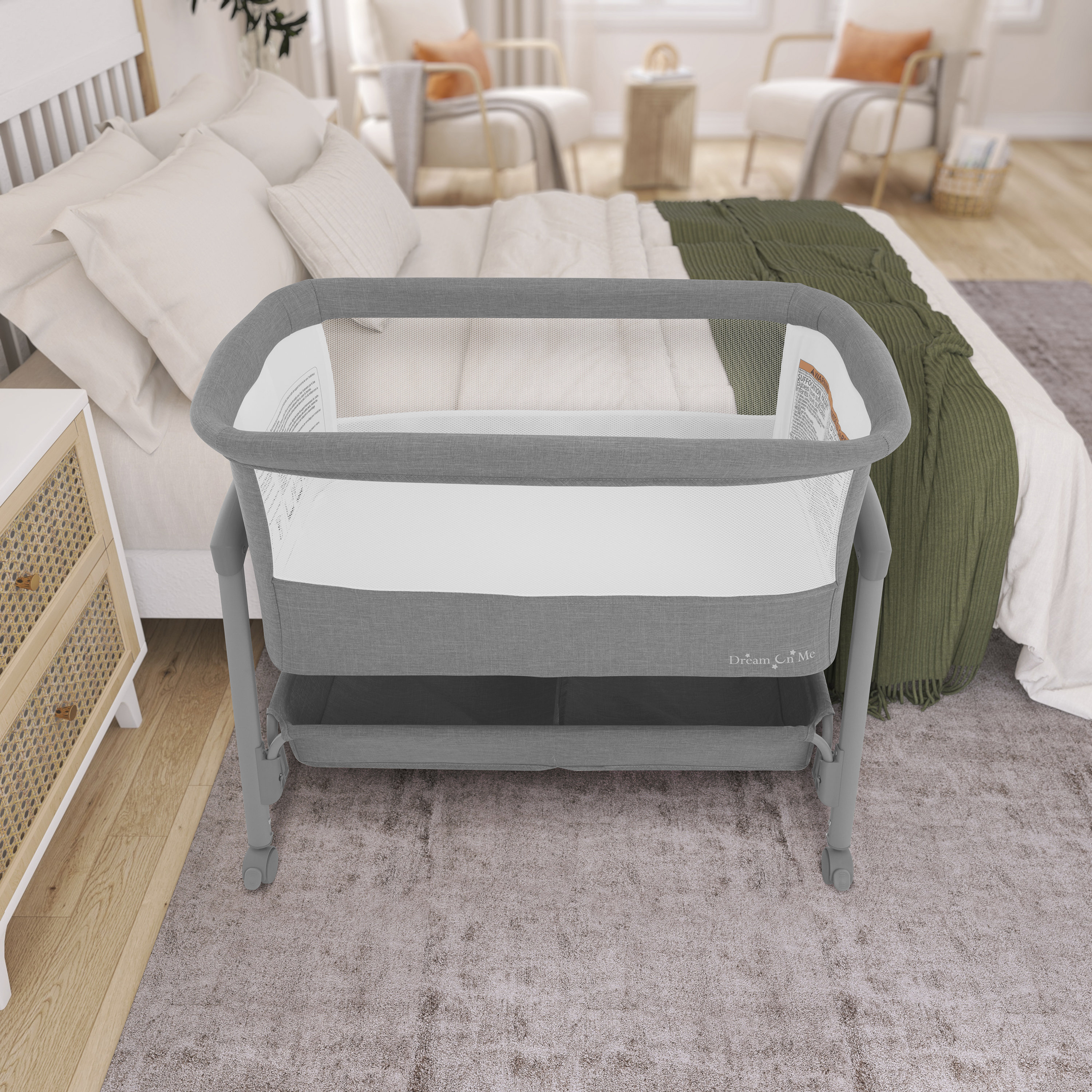 Dream On Me Calypso Portable Bassinet With Wheels Wayfair