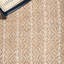 Tapis rayé en jute de coton tissé à la main 0,8 Abbie-J-1017810163
