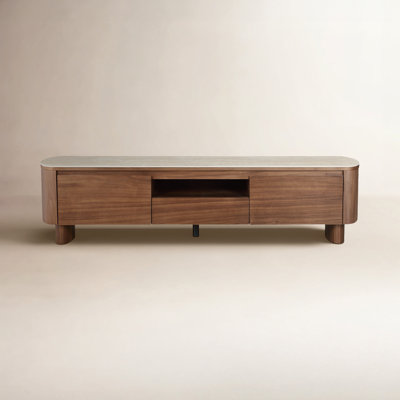 Grier 71" Walnut TV Stand