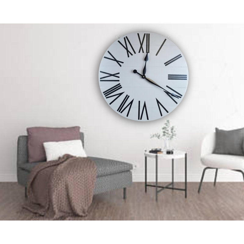 Horloge murale surdimensionnée Balisier, Très grand