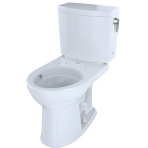 Drake® II 1G Two-Piece Round 1.0 GPF Universal Height Toilet with CEFIONTECT (Seat Not Included)(incomplete, tank only )