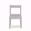 Ensemble 3 pièces de table et deux chaises effaçables pour enfant, gris-130374921