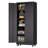 71"H Metal Garage Storage Cabinet With Wheels And Lock, Heavy Duty Rolling Metal Cabinet, 4 Adjustable Shelves (180Lb Each), 3-Point Locking Security, For Tool Organization In Garage, Workshop, Office