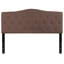 Ciriaca Arched Button Tufted Upholstered Headboard-619430003-619429960