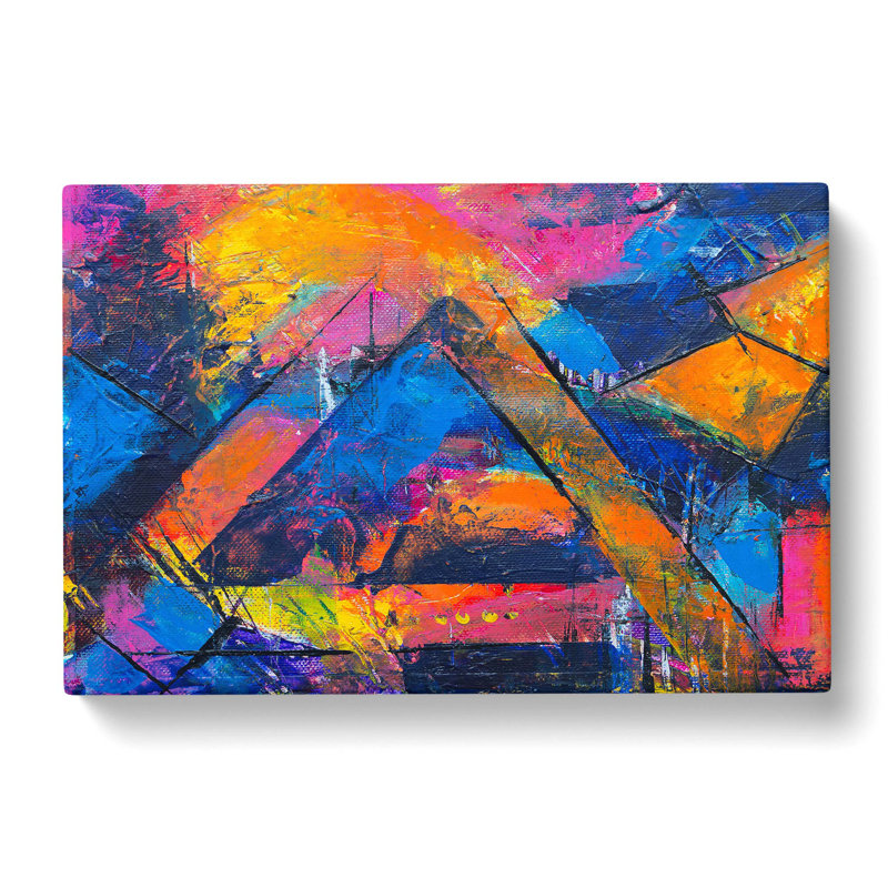 Abstract Art Painting Vol.272 by S.Johnson - Wrapped Canvas Painting, 40cm H x 60cm W x 3cm D