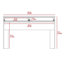 Bureau d'ordinateur l 17,70 po