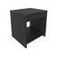 Table de chevet avec rangement ouvert Wenge-534490001