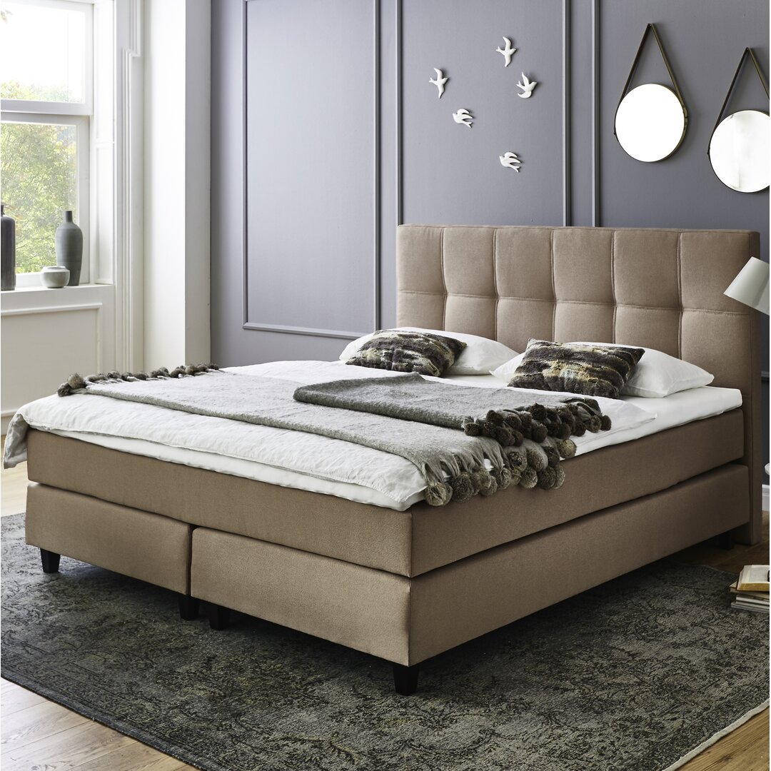 Echtes Boxspringbett Doher mit Kaltschaum Topper