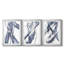 Directionalité IV - Impression sur mesure encadrée de qualité supérieure - 3 pièces-606799157-606799153
