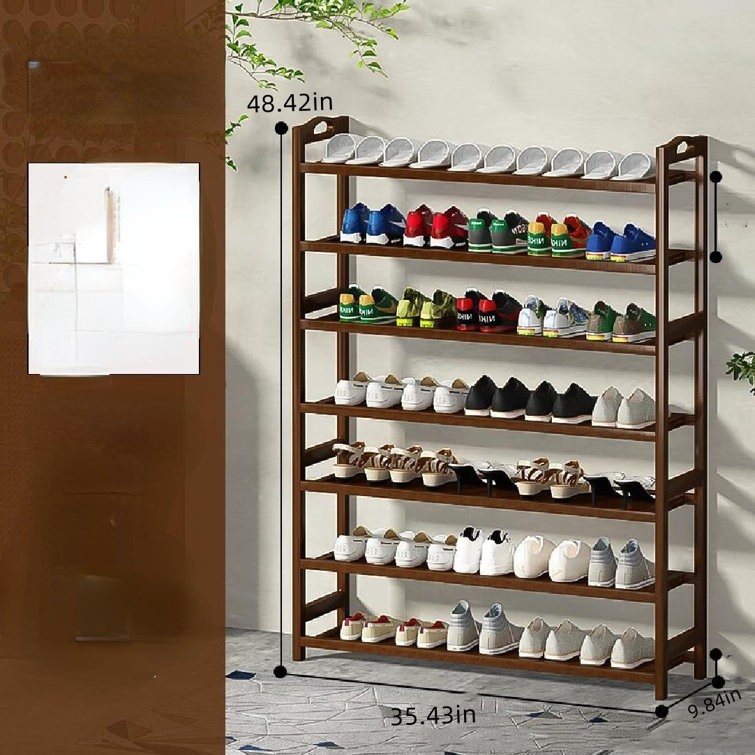 35 Pair Shoe Rack Rebrilliant