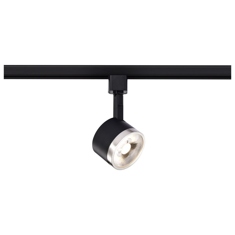 LED Adjustable Standard Head, 24", Matte Black/Brushed Nickel