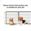 Grand chenil pour chien avec cage pour chien de taille moyenne-64908480
