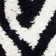 Delane Handmade Shag Black/White Area Rug