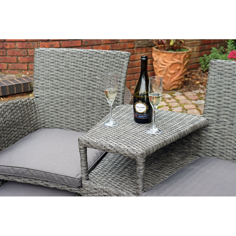 PARIS Companion Set with pull-out footstools including Cushions