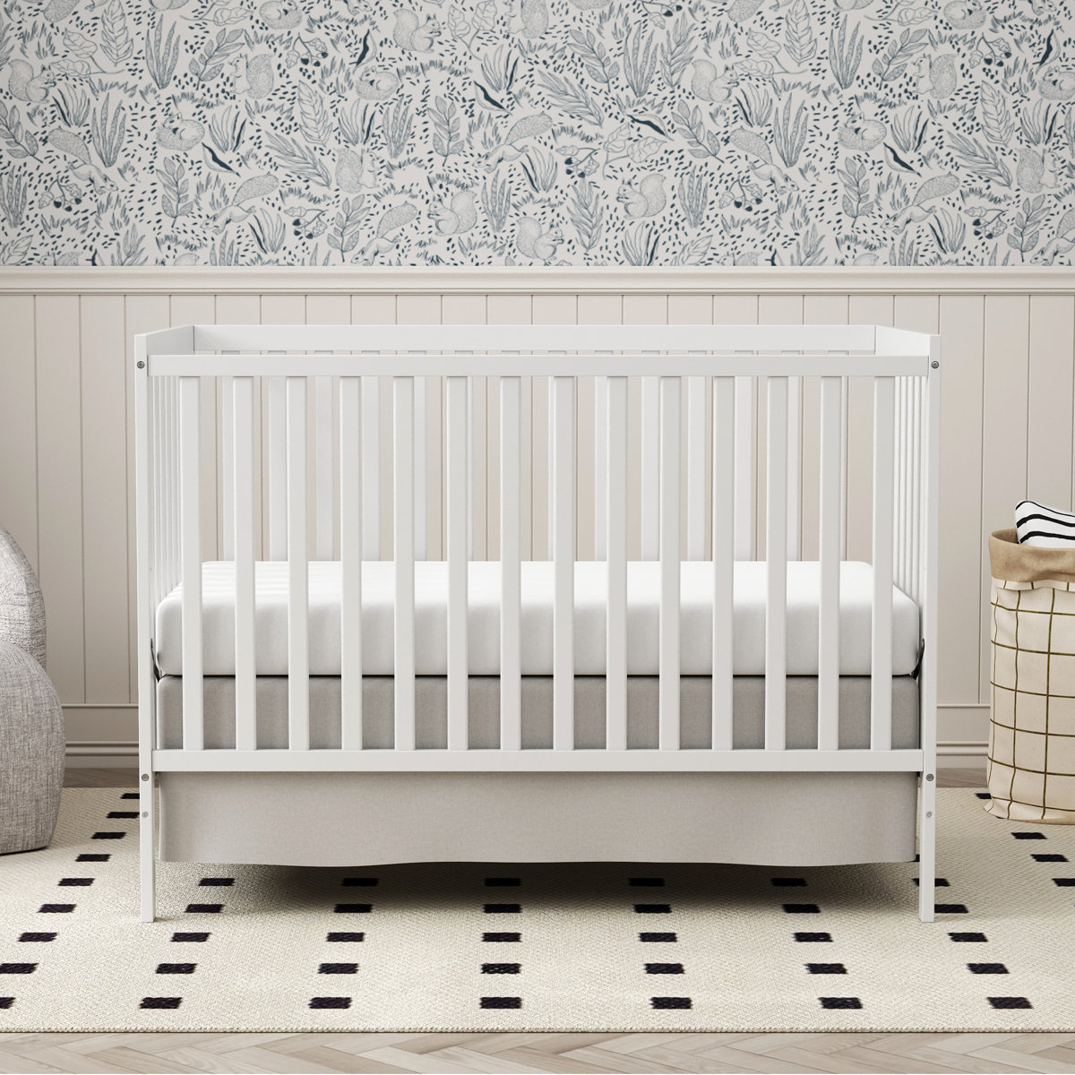 5-in-1 Convertible Baby Crib