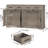 59.3"w Sideboard Buffet With 4 Drawers-107143727