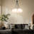 7- Light  Modern Chandelier Sputnik Chandelier Glass Chandelier With White Glass