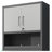 Metal Wall-Mounted Tool Storage Cabinet With Locking Door And 1 Shelf 1 Opened Drawer For Garage Warehouse,Office,Assembly Required-1826164419
