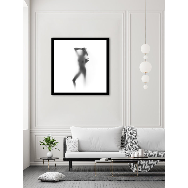 Mystic II - Print on Plastic / Acrylic, Black Frame, 100cm H x 100cm W x 10cm D