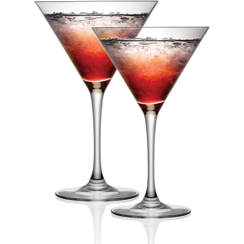 300ml Crystal Martini Glass Set