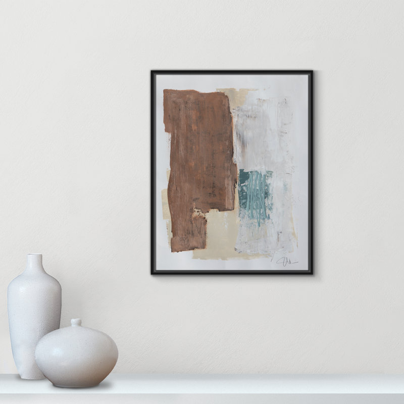 Together We Work " Together We Work I " by Filippo Ioco, 29.5'' H x 23.5'' W x 2'' D, Black Framed