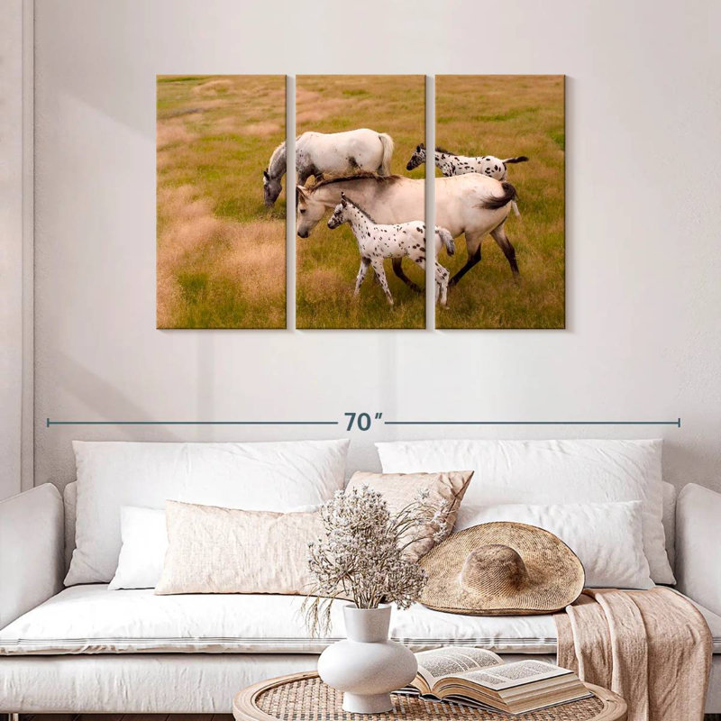 Famille Brampt Appaloosa, H 28 po x l 45 po