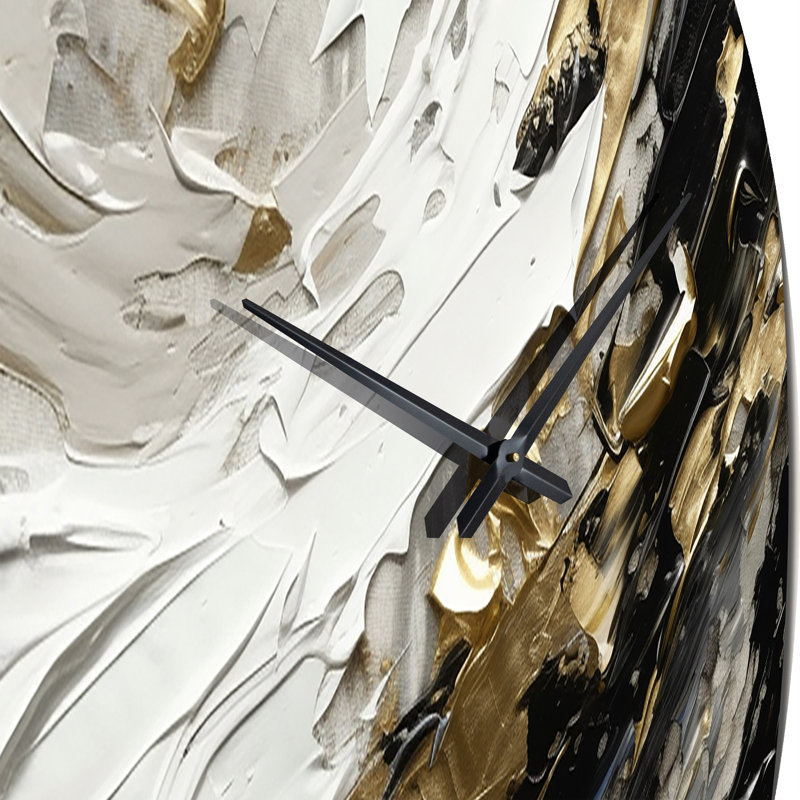 Horloge murale en métal exquise Darling, Grand