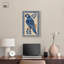 "Azulejo I", reproduction d'art sur toile par Art Remedy, cadre argenté, 16 x 24-451403876-451403874