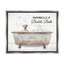 «Happiness Is A Bubble Bath Dog», art mural encadré sur toile flottante par Lori Deiter-407358144-407358145