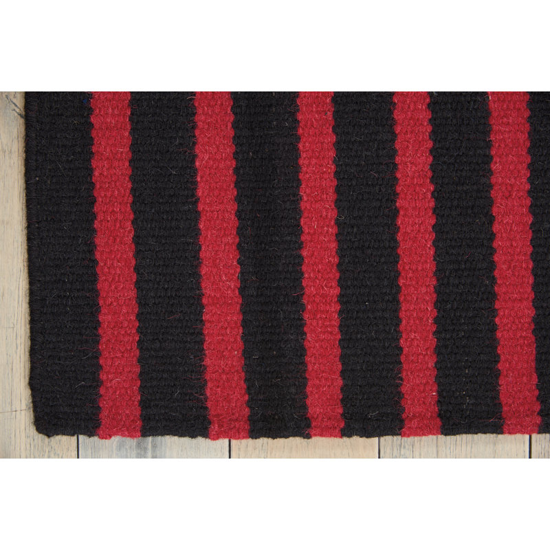 Nashville Striped Hand Woven Area Rug, Rectangle 152 x 213cm
