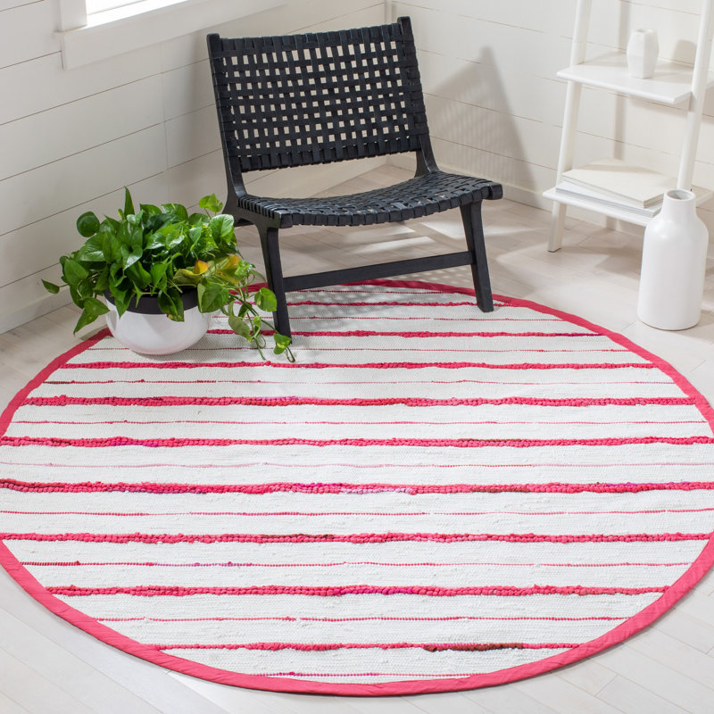 Tapis performance tissé à la main Montauk, Rond 6 pi