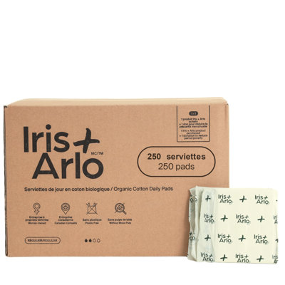 Organic Cotton Day Pads, Regular - Bulk