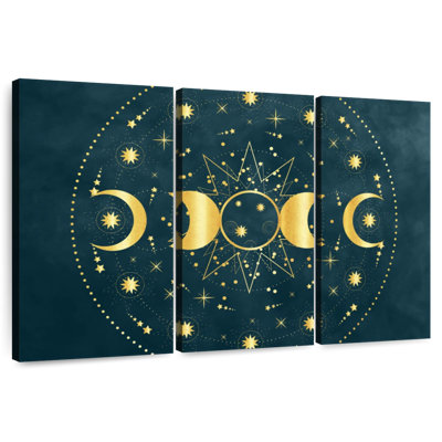 Adella, soleil, lune et étoiles