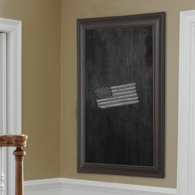 Tableau noir fixé au mur, 53 po x 89 po