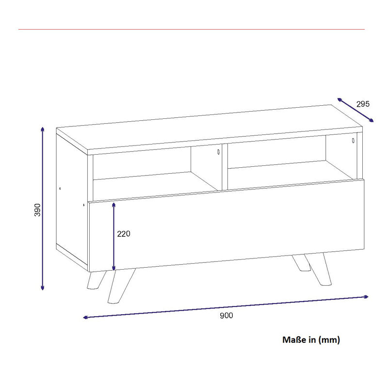 Jodette Unfinished TV Stand for TVs up to 40"