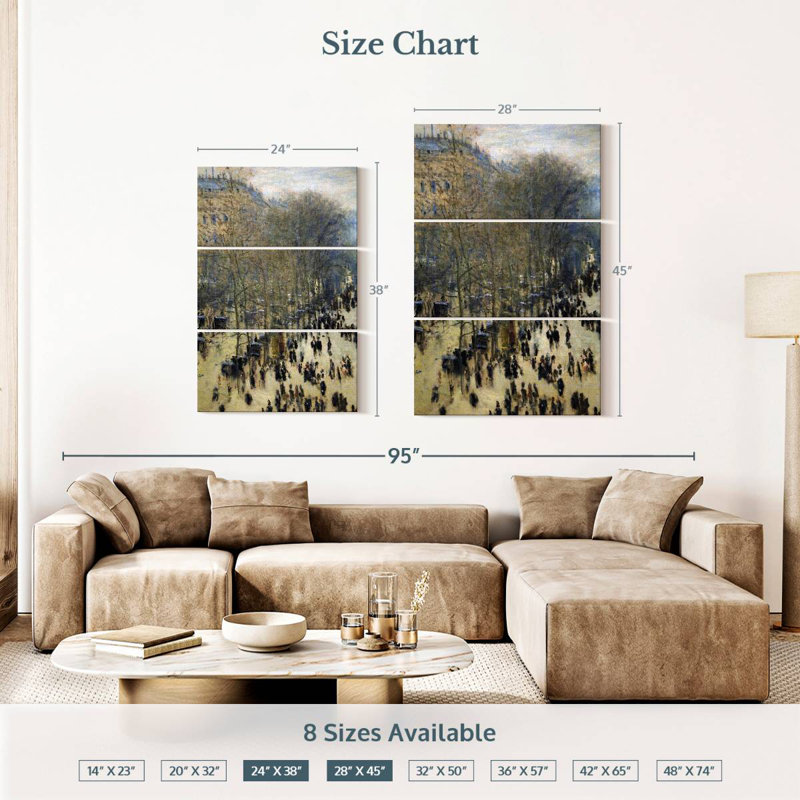 Sireci Boulevard Des Capucines, 38" H x 24" W