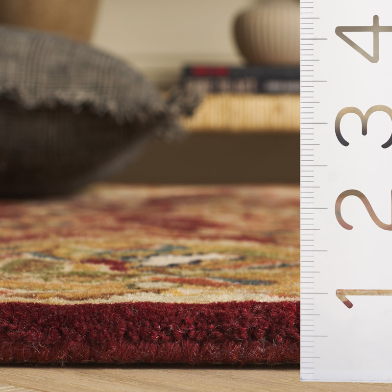 Alger Hand Tufted Wool Oriental Rug, Oval 4'6" x 6'6"