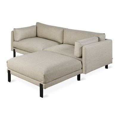 Silverlake Chaise Sectional with Ottoman